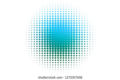 Light Blue, Green vector template with circles. Illustration with set of shining colorful abstract circles. Template for your brand book.