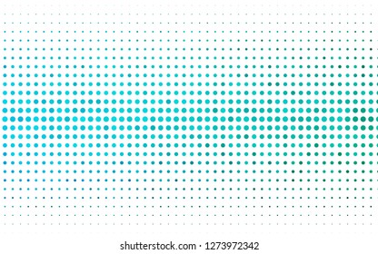Light Blue, Green vector template with circles. Abstract illustration with colored bubbles in nature style. Design for posters, banners.