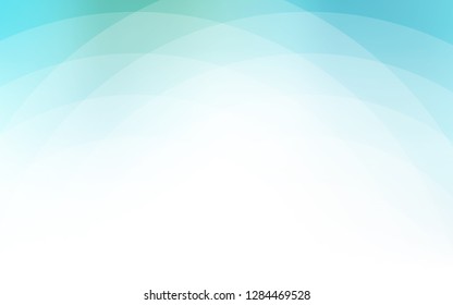 Light Blue, Green vector template with bent ribbons. Modern gradient abstract illustration with bandy lines. A new texture for your  ad, booklets, leaflets.