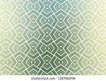 Light Blue, Green vector template with repeated sticks. Shining colored illustration with narrow lines. Best design for your ad, poster, banner.