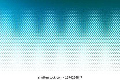 Light Blue, Green vector template with crystals, rectangles. Illustration with set of colorful rectangles. Pattern for commercials.
