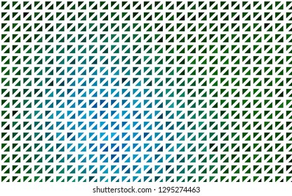 Light Blue, Green vector template with crystals, triangles. Modern abstract illustration with colorful triangles. Pattern for busines ad, booklets, leaflets