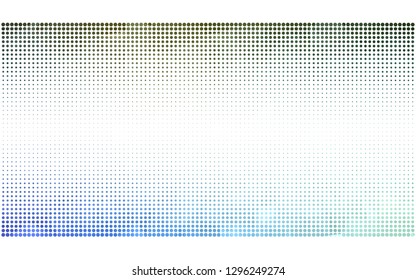 Light Blue, Green vector  template with circles. Blurred decorative design in abstract style with bubbles. Pattern for textures of wallpapers.