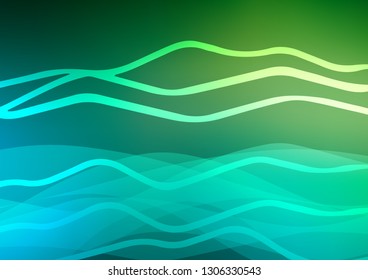 Light Blue, Green vector template with repeated sticks. Decorative shining illustration with lines on abstract template. The pattern can be used for websites.