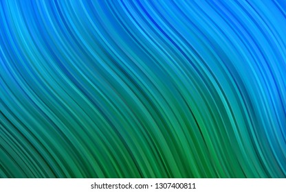 Light Blue, Green vector template with bubble shapes. A completely new color illustration in marble style. A completely new marble design for your business.
