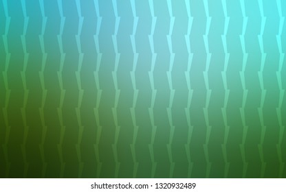 Light Blue, Green vector template with repeated sticks. Decorative shining illustration with lines on abstract template. Best design for your ad, poster, banner.