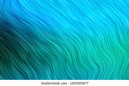 Light Blue, Green vector template with bubble shapes. Shining crooked illustration in marble style. Pattern for your business design.