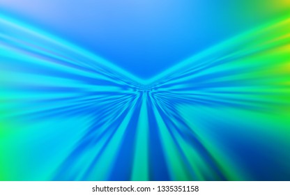 Light Blue, Green vector template with wry lines. A sample with colorful lines, shapes. Elegant pattern for a brand book.