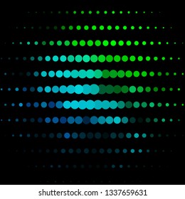 Light Blue, Green vector template with circles. Modern abstract illustration with colorful circle shapes. Pattern for wallpapers, curtains.
