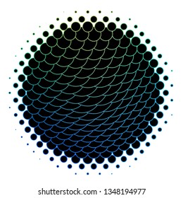 Light Blue, Green vector template with circles. Modern abstract illustration with colorful circle shapes. Design for posters, banners.