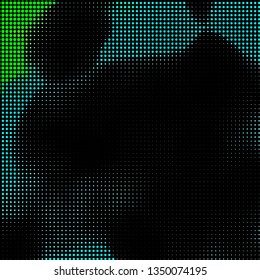 Light Blue, Green vector template with circles. Colorful illustration with gradient dots in nature style. Pattern for booklets, leaflets.