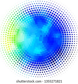 Light Blue, Green vector template with rectangles. Modern design with rectangles in abstract style. Design for your business promotion.