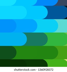 Light Blue, Green vector template with lines. Gradient abstract design in simple style with sharp lines. Pattern for booklets, leaflets.