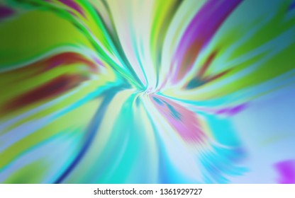 Light Blue, Green vector template with wry lines. An elegant bright illustration with gradient. The best colorful design for your business.