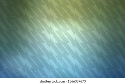Light Blue, Green vector template with repeated sticks. Lines on blurred abstract background with gradient. Best design for your ad, poster, banner.