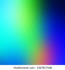 Light Blue, Green vector template with rectangles. Abstract gradient illustration with colorful rectangles. Best design for your ad, poster, banner.