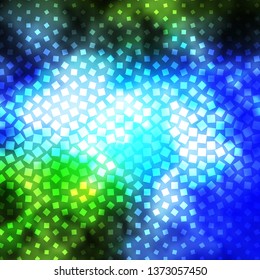 Light Blue, Green vector template with rectangles. Illustration with a set of gradient rectangles. Pattern for websites, landing pages.