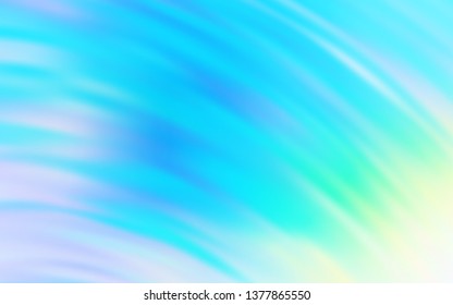 Light Blue, Green vector template with lines. Colorful illustration in simple style with gradient. A completely new design for your business.