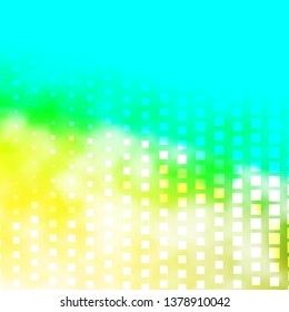 Light Blue, Green vector template with rectangles. New abstract illustration with rectangular shapes. Pattern for websites, landing pages.