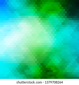 Light Blue, Green vector template with lines. Gradient illustration with straight lines in abstract style. Pattern for ads, commercials.