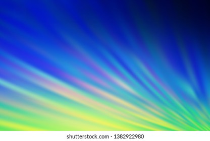 Light Blue, Green vector template with repeated sticks. Glitter abstract illustration with colorful sticks. Best design for your ad, poster, banner.