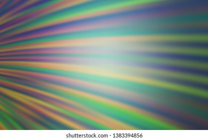 Light Blue, Green vector template with lines. A circumflex abstract illustration with gradient. The best colorful design for your business.