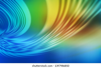 Light Blue, Green vector template with lines. Brand new colorful illustration in simple style. The best colorful design for your business.