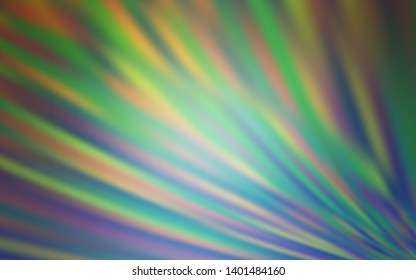 Light Blue, Green vector template with repeated sticks. Shining colored illustration with sharp stripes. Smart design for your business advert.