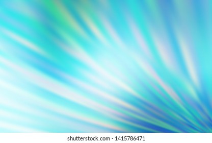 Light Blue, Green vector template with repeated sticks. Shining colored illustration with sharp stripes. Pattern for your busines websites.