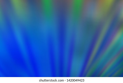 Light Blue, Green vector template with repeated sticks. Glitter abstract illustration with colorful sticks. Best design for your ad, poster, banner.