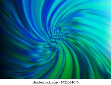 Light Blue, Green vector template with lava shapes. Colorful illustration in abstract marble style with gradient. Marble style for your business design.
