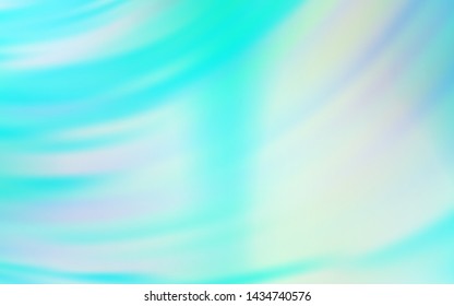 Light Blue, Green vector template with wry lines. Creative illustration in halftone style with gradient. Template for cell phone screens.