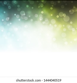 Light Blue, Green vector template with circles. Modern abstract illustration with colorful circle shapes. Pattern for wallpapers, curtains.