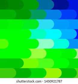 Light Blue, Green vector template with lines. Geometric abstract illustration with blurred lines. Smart design for your promotions.