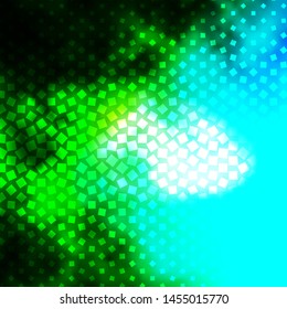 Light Blue, Green vector template with rectangles. Colorful illustration with gradient rectangles and squares. Pattern for websites, landing pages.