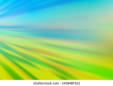 Light Blue, Green vector template with repeated sticks. Lines on blurred abstract background with gradient. Pattern for websites, landing pages.