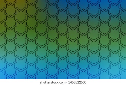 Light Blue, Green vector template with repeated sticks. Blurred decorative design in simple style with lines. Pattern for your busines websites.