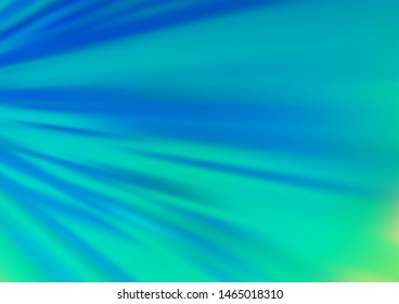 Light Blue, Green vector template with repeated sticks. Glitter abstract illustration with colored sticks. Pattern for websites, landing pages.