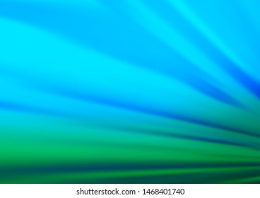 Light Blue, Green vector template with repeated sticks. Shining colored illustration with narrow lines. Backdrop for TV commercials.