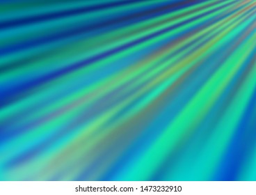 Light Blue, Green vector template with repeated sticks. Blurred decorative design in simple style with lines. Smart design for your business advert.
