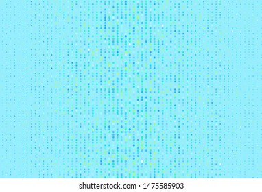Light Blue, Green vector template with circles. Abstract illustration with colored bubbles in nature style. Pattern for futuristic ad, booklets.