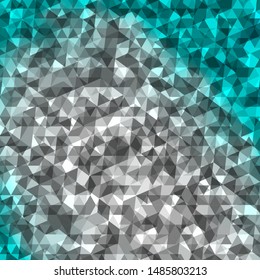 Light Blue, Green vector template with crystals, triangles. Modern abstract illustration with colorful triangles. Template for wallpapers.