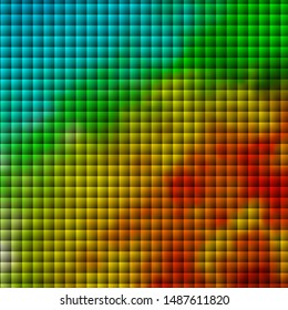 Light Blue, Green vector template with rectangles. Rectangles with colorful gradient on abstract background. Pattern for websites, landing pages.