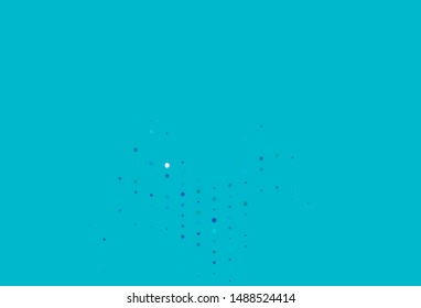 Light Blue, Green vector template with circles. Blurred bubbles on abstract background with colorful gradient. Pattern for ads, leaflets.