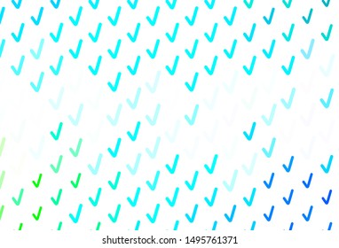 Light Blue, Green vector template with bent lines. Creative illustration in halftone style with gradient. Colorful wave pattern for your design. Light Blue, Green vector template with bent lines. Creative illustration in halftone style with gradient. Colorful wave pattern for your design.
