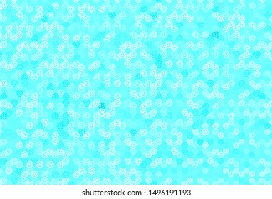 Light Blue, Green vector template with bent lines. A sample with colorful lines, shapes. The best colorful design for your business.