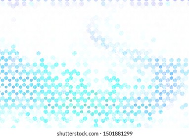 Light Blue, Green vector template with bent lines. Colorful illustration in abstract style with gradient. The best colorful design for your business.
