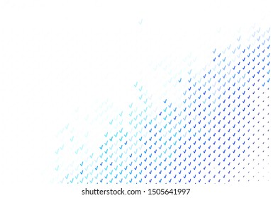 Light Blue, Green vector template with lines. Colorful illustration in abstract style with gradient. Elegant pattern for a brand book.