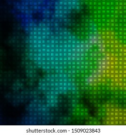 Light Blue, Green vector template with rectangles. Colorful illustration with gradient rectangles and squares. Best design for your ad, poster, banner.