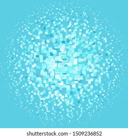 Light Blue, Green vector template with rectangles. Colorful illustration with gradient rectangles and squares. Pattern for commercials, ads.